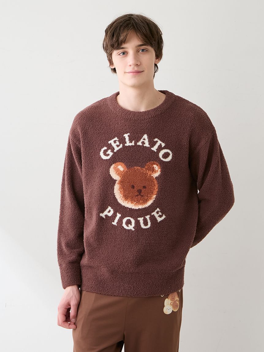 GELATO PIQUE HOMME「【HOMME】ベビモコアニマルブレッドジャガードプルオーバー」|プルオーバー|