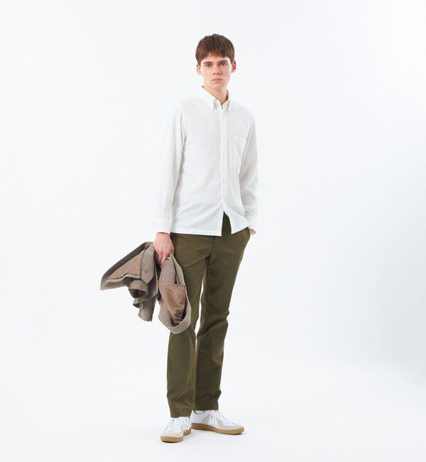 MACKINTOSH PHILOSOPHY「【WEB&一部店舗限定】トロッター スクエアボタンダウン長袖シャツ  サッカーストライプ」|シャツ・ブラウス|