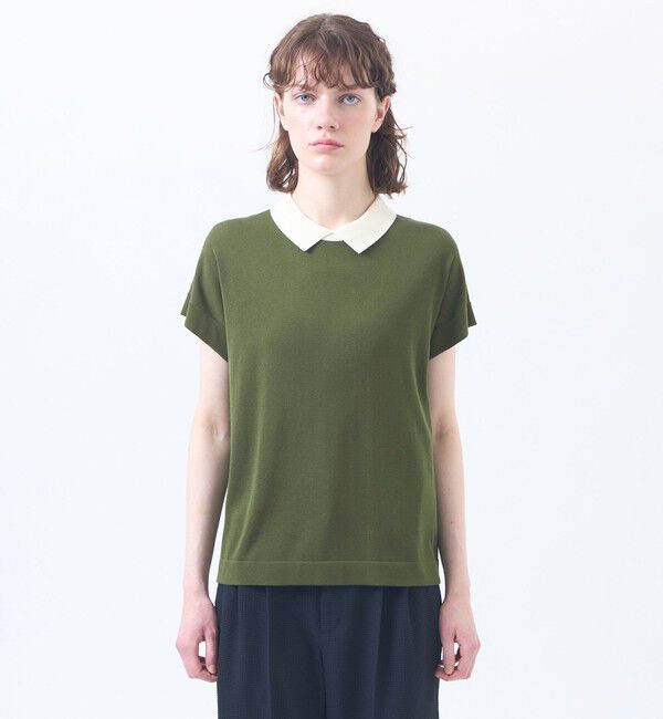 MACKINTOSH PHILOSOPHY「【Bicolor Knit Polo】」|ニット・セーター|