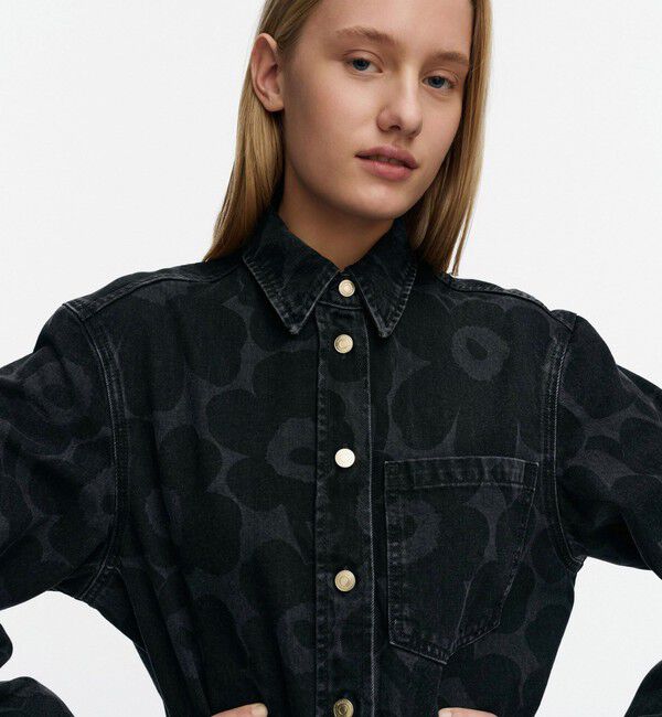 Marimekko「Maridenim Vaihe Unikko シャツ」|シャツ・ブラウス|