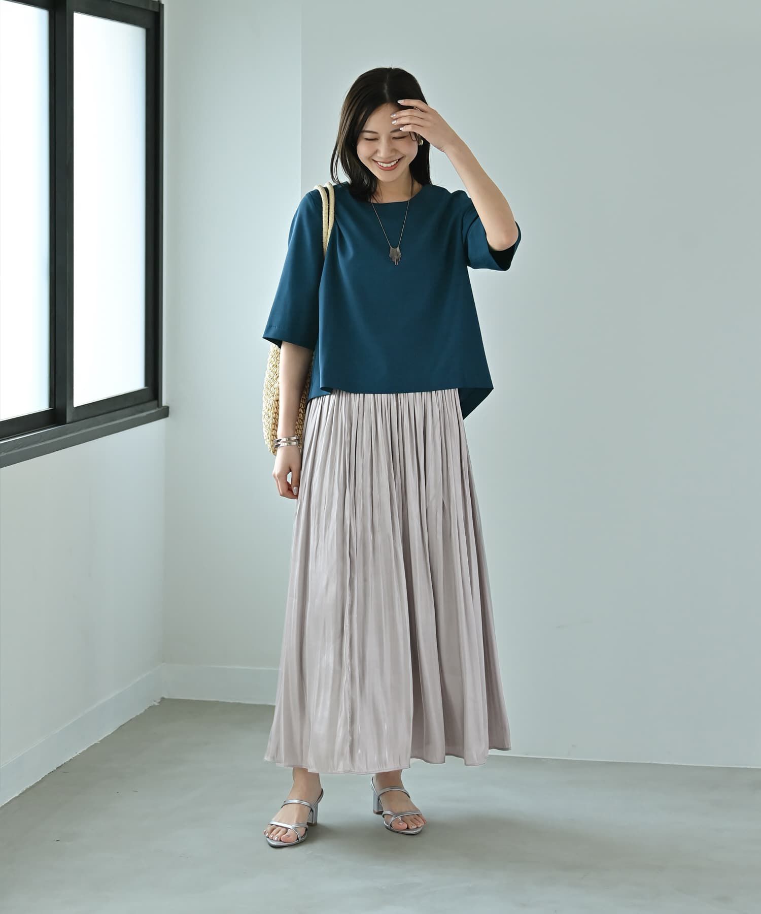 STYLE DELI「【Kana Oyama&times;BLK001】セットアップトップス／DELI size」|シャツ・ブラウス|