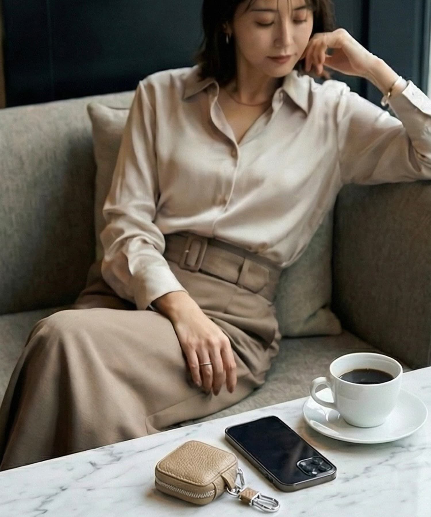 STYLE DELI「【DELI by】リアルレザーAirPodsケース＆キーケース」|キーケース|