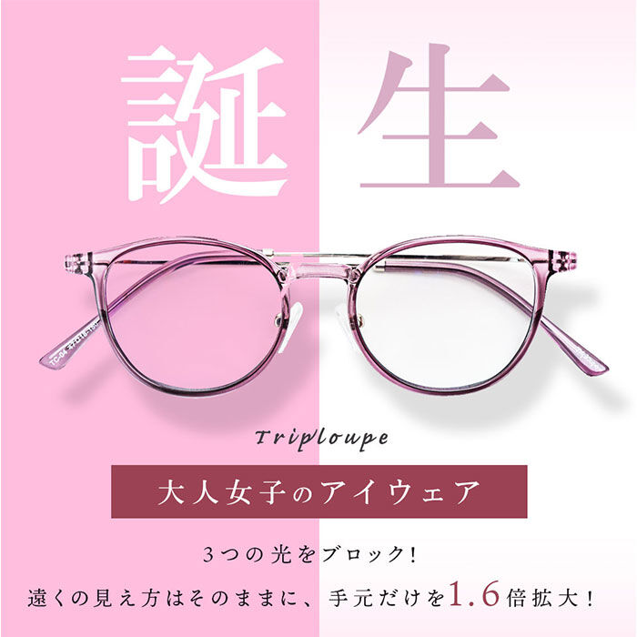 BACKYARD FAMILY「メガネ型ルーペ 通販 ルーペ眼鏡 拡大鏡 1.6倍 眼鏡ルーペ ルーペメガネ ルーペサングラス」|サングラス|