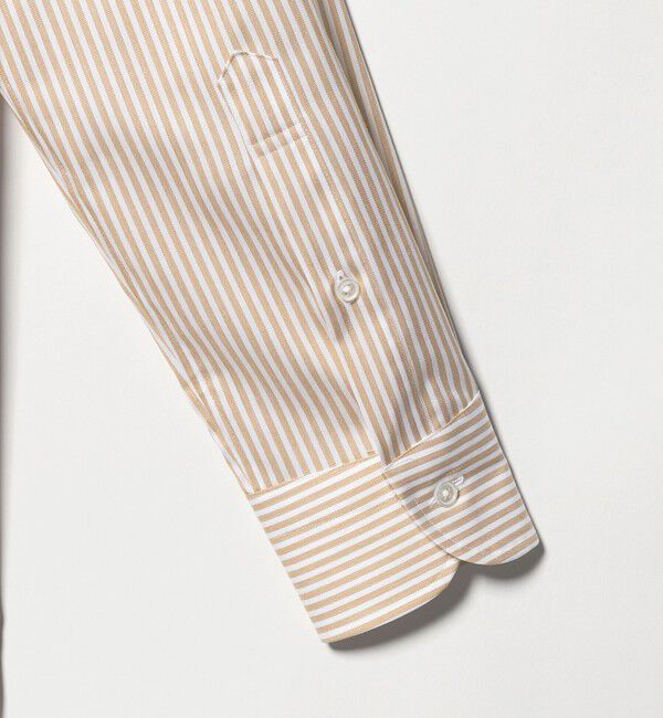 UNITED ARROWS「イージーケア AG ファンシーストライプ ラウンドレギュラーカラー シャツ ー抗菌防臭ー」|シャツ・ブラウス|