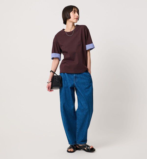 UNITED ARROWS「ターン アップ カットソー」|Tシャツ・カットソー|