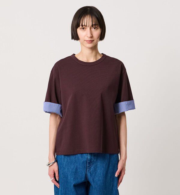 UNITED ARROWS「ターン アップ カットソー」|Tシャツ・カットソー|
