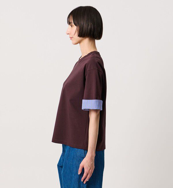 UNITED ARROWS「ターン アップ カットソー」|Tシャツ・カットソー|