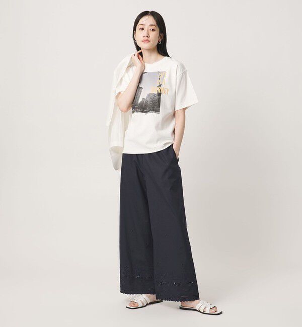 UNITED ARROWS「カットワーク パンツ」|チノ|