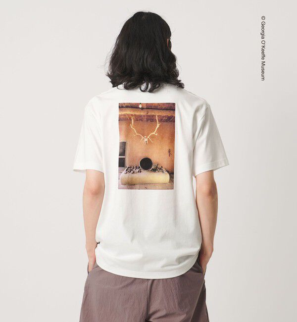 UNITED ARROWS「【別注】＜Georgia O&rsquo;Keeffe Museum＞ グラフィック Tシャツ」|Tシャツ・カットソー|WHITE