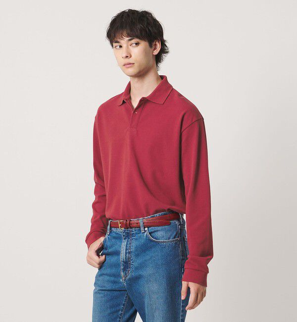 UNITED ARROWS「【別注】＜CONCHON QUINETTE＞ロングスリーブ ポロシャツ」|ポロシャツ|