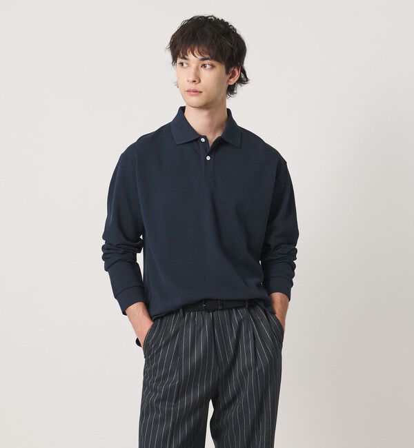 UNITED ARROWS「【別注】＜CONCHON QUINETTE＞ロングスリーブ ポロシャツ」|ポロシャツ|
