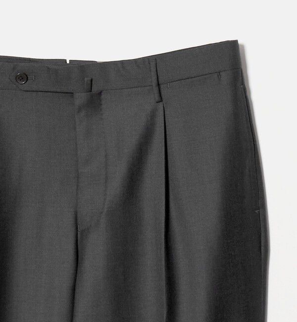 UNITED ARROWS「＜SOVEREIGN＞サージ 1プリーツ テーパード スラックス」|スラックス|