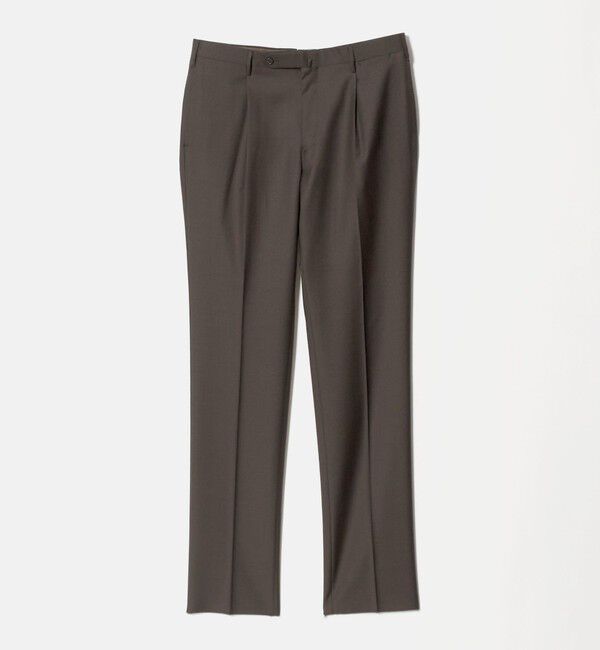 UNITED ARROWS「＜SOVEREIGN＞サージ 1プリーツ テーパード スラックス」|スラックス|