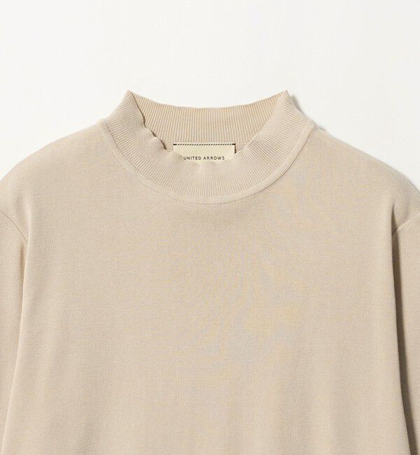 UNITED ARROWS「５分袖 ミニ ハイネック ニット ‐ウォッシャブル‐」|ニット・セーター|