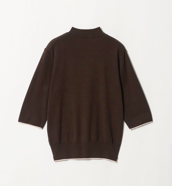 UNITED ARROWS「５分袖 ミニ ハイネック ニット ‐ウォッシャブル‐」|ニット・セーター|