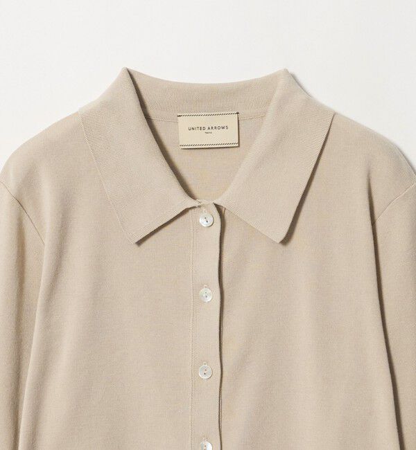UNITED ARROWS「ポロカーディガン ‐ウォッシャブル‐」|カーディガン|