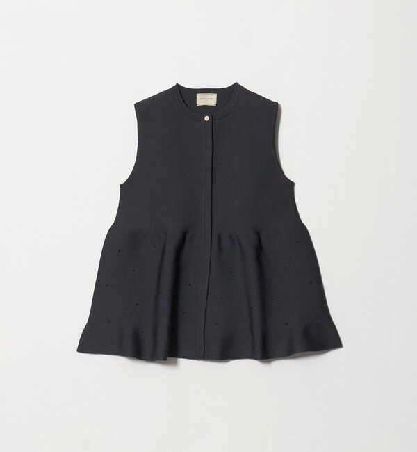 UNITED ARROWS「ビジュー ベスト ‐ウォッシャブル‐」|ベスト・ジレ|DK.GRAY