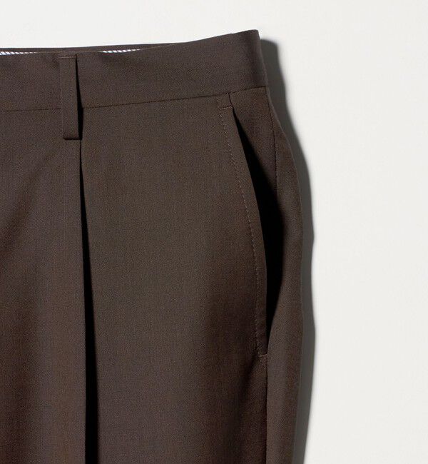 UNITED ARROWS green label relaxing「GUABELLO モヘヤ混トロピカル HX 1プリーツ スーツパンツ」|スーツ|