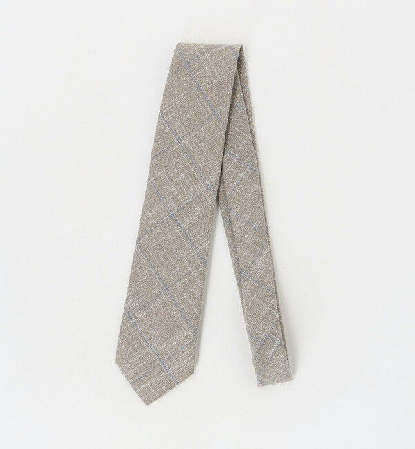 UNITED ARROWS green label relaxing「＜Bleck＞8.0cm REDA チェック2 ネクタイ」|ネクタイ・蝶ネクタイ|BEIGE