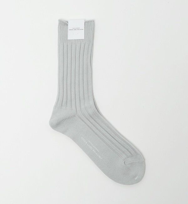 UNITED ARROWS green label relaxing「リブ ソリッド ソックス」|ソックス|LT.GRAY