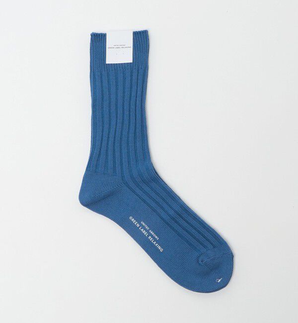UNITED ARROWS green label relaxing「リブ ソリッド ソックス」|ソックス|COBALT