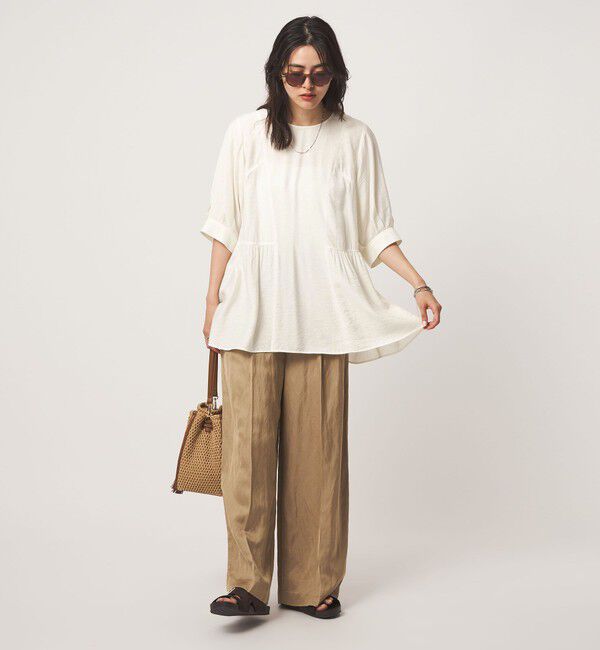 UNITED ARROWS green label relaxing「エアリー ボリューム ブラウス」|シャツ・ブラウス|