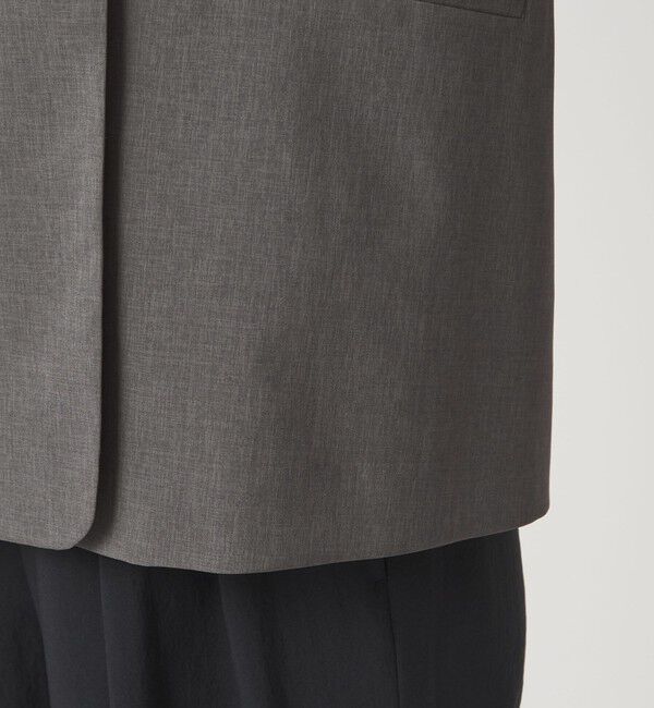 UNITED ARROWS green label relaxing「［size SHORT/TALLあり］トリアセ ノーラペル ジャケット 」|ノーカラージャケット|