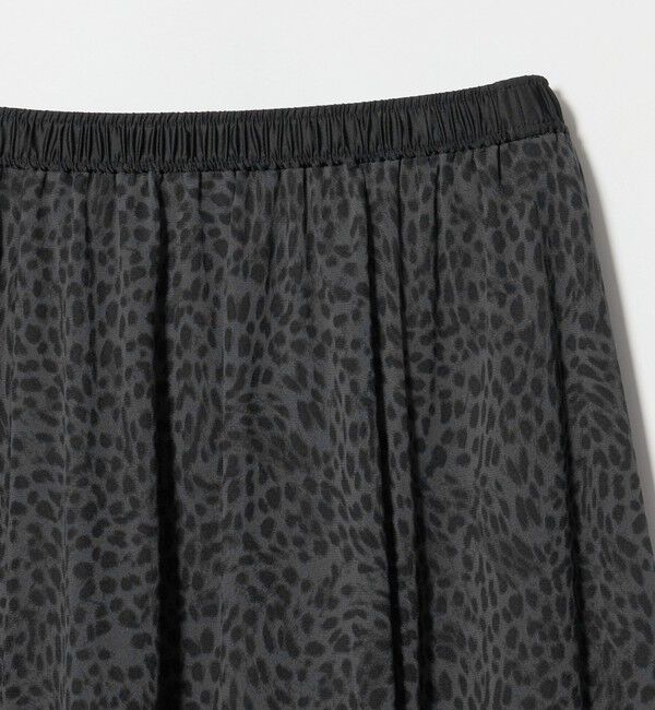 UNITED ARROWS green label relaxing「チュール レオパード スカート」|フレア|