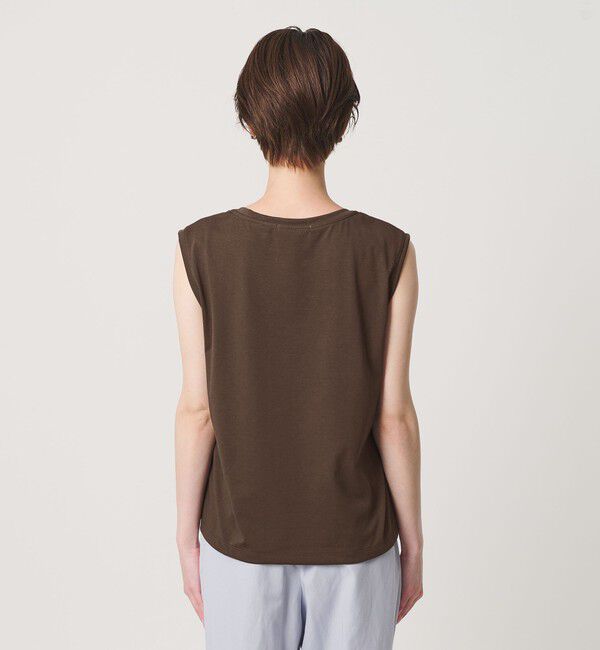 BEAUTY&YOUTH UNITED ARROWS「クリアハイゲージ ノースリーブ カットソー 接触冷感」|Tシャツ・カットソー|