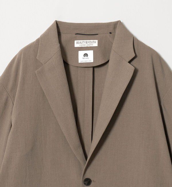 BEAUTY&YOUTH UNITED ARROWS「KOMATSU ドビー リラックス ジャケット ストレッチ 吸水速乾 セットアップ対応」|テーラードジャケット|