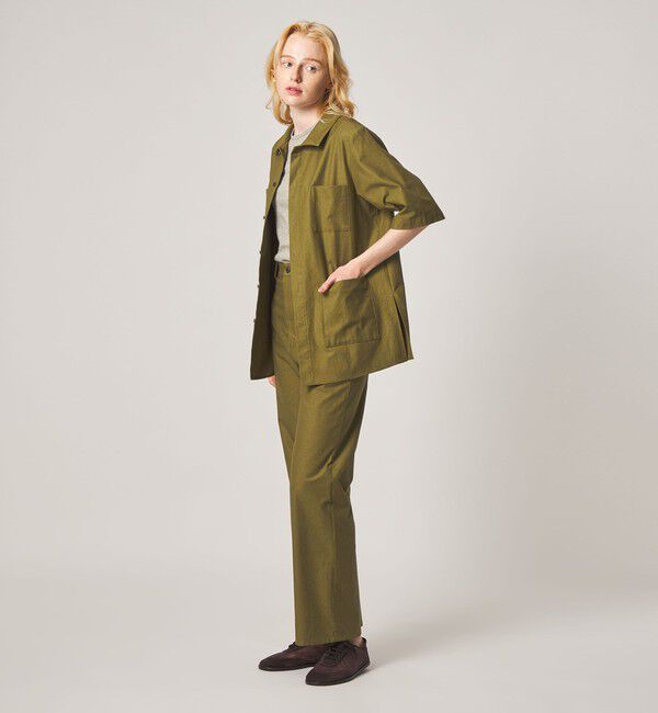STEVEN ALAN「＜Steven Alan＞コットン サファリ シャツ」|シャツ・ブラウス|