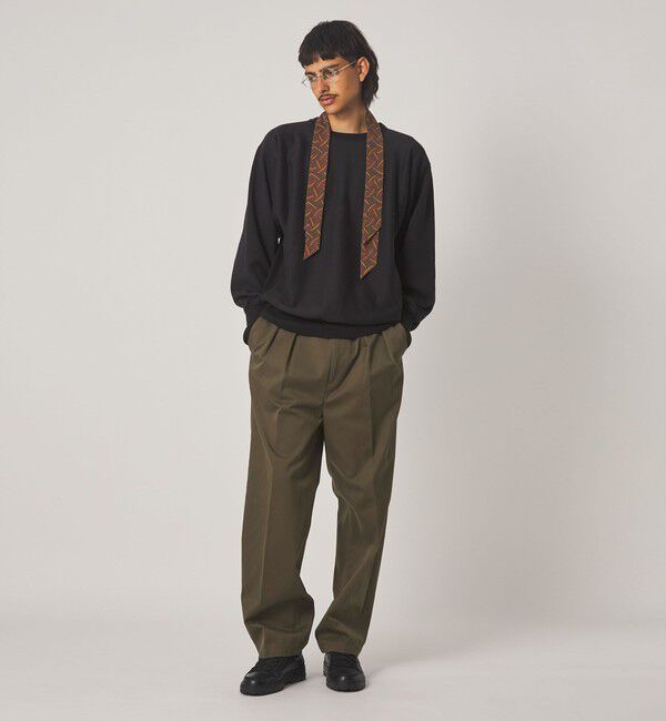 STEVEN ALAN「＜Steven Alan＞ ウエポン ニドム イン ツープリーツ ドレス トラウザーズ II」|チノ|