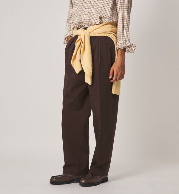 STEVEN ALAN「＜Steven Alan＞ ウエポン ニドム イン ツープリーツ ドレス トラウザーズ II」|チノ|