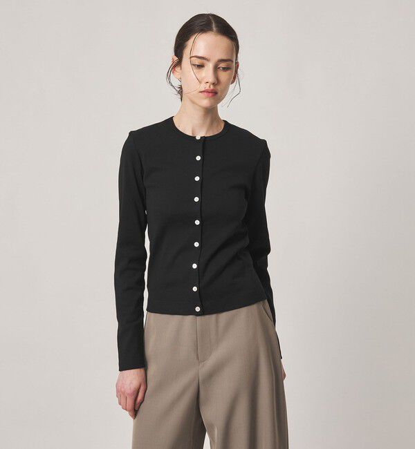 STEVEN ALAN「＜Steven Alan＞コットン フライス カーディガン」|カーディガン|