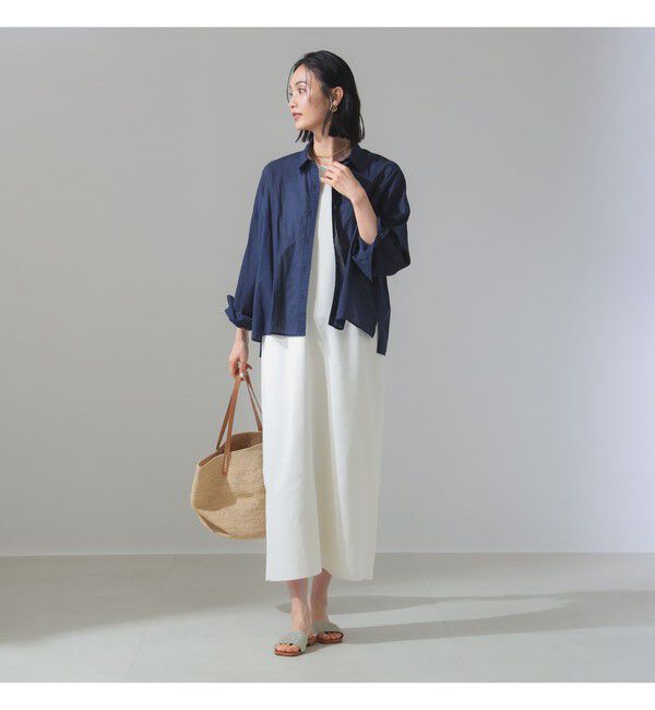 Demi-Luxe BEAMS 「KHADI オーバー ショート シャツ」|シャツ・ブラウス|