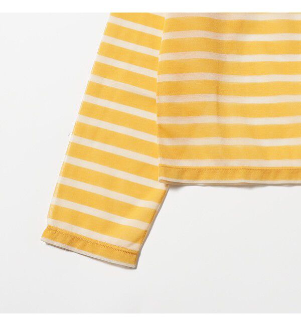 Ray BEAMS 「ORCIVAL / シースルー ボーダー ロングスリーブ カットソー」|Tシャツ・カットソー|