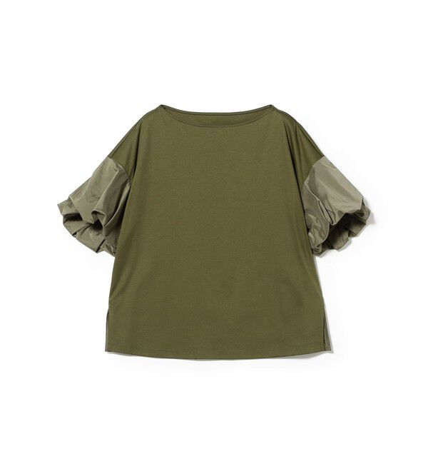 Demi-Luxe BEAMS 「タフタ バルーンスリーブ プルオーバー」|Tシャツ・カットソー|
