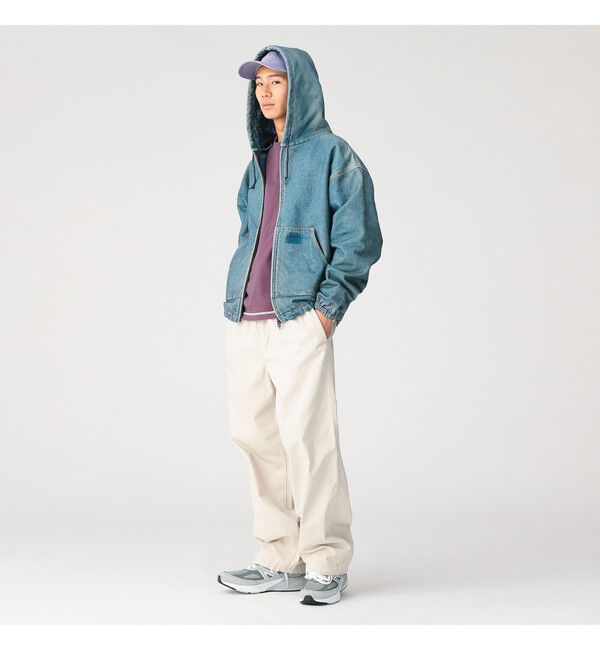 BEAMS「モック プリント フーディ」|ブルゾン・スタジャン|