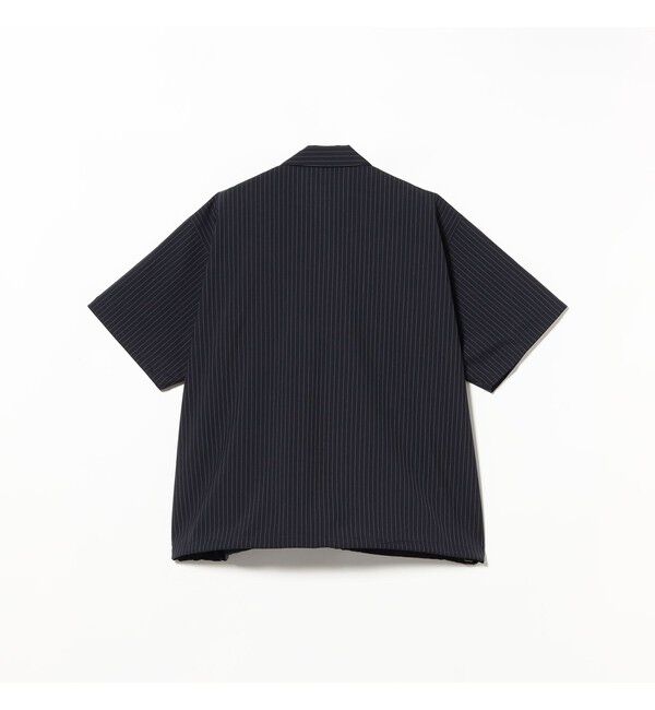 BEAMS「TW ハーフジップ シャツ【ワイドフィット】」|シャツ・ブラウス|