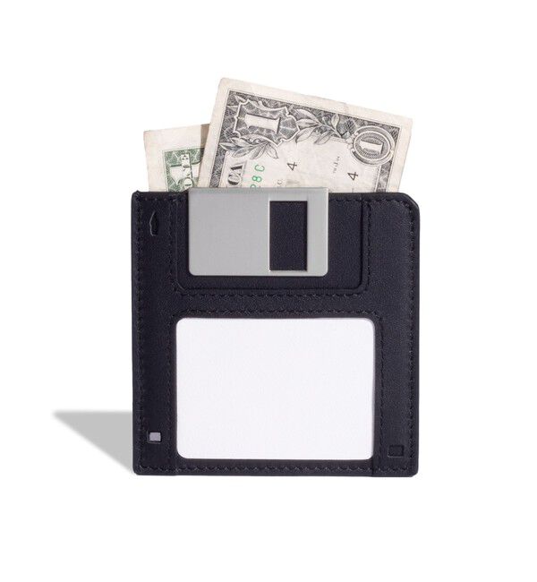bPr BEAMS「Nik BENTAL / Floppy Disk Wallet」|ステーショナリー|BLACK