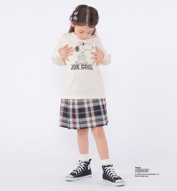 SHIPS KIDS「SHIPS KIDS:100～130cm / SNOOPY ロングスリーブ Tシャツ」|Tシャツ・カットソー|