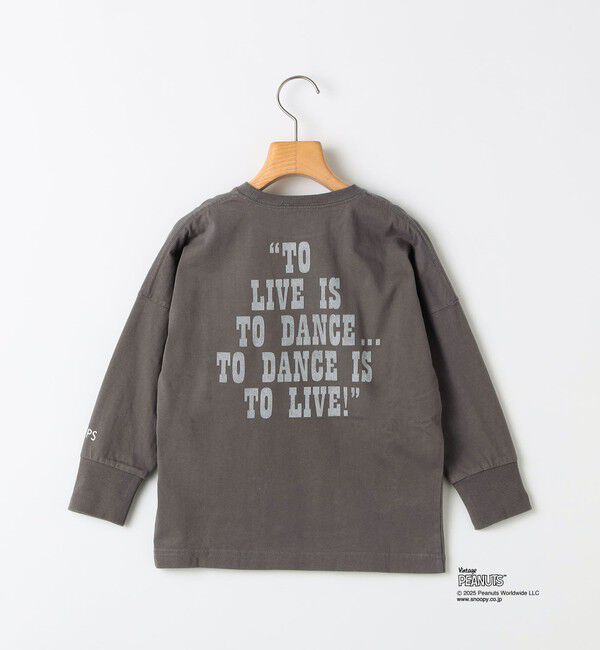 SHIPS KIDS「SHIPS KIDS:100～130cm / SNOOPY ロングスリーブ Tシャツ」|Tシャツ・カットソー|