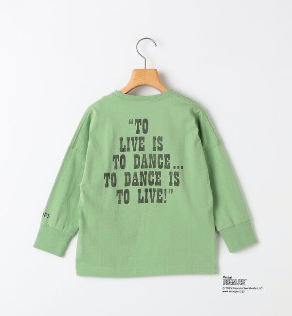 SHIPS KIDS「SHIPS KIDS:100～130cm / SNOOPY ロングスリーブ Tシャツ」|Tシャツ・カットソー|