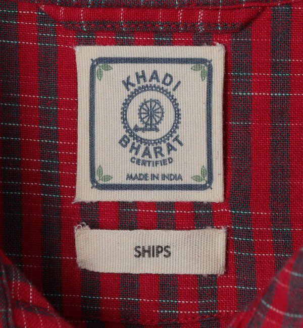 SHIPS「SHIPS: KHADI 7スリーブ カプリ シャツ」|シャツ・ブラウス|