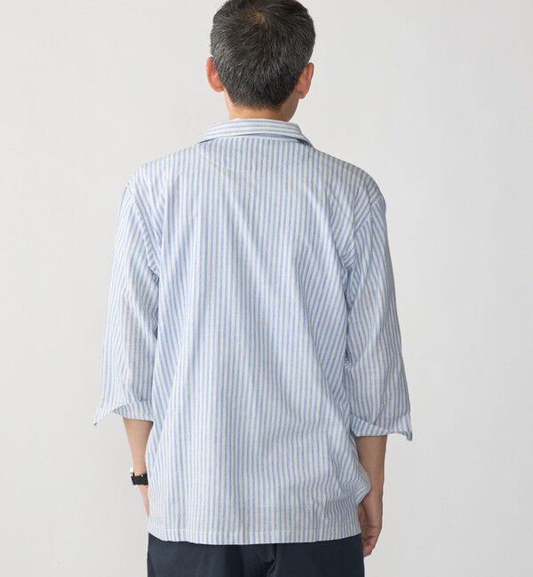 SHIPS「SHIPS: KHADI 7スリーブ カプリ シャツ」|シャツ・ブラウス|