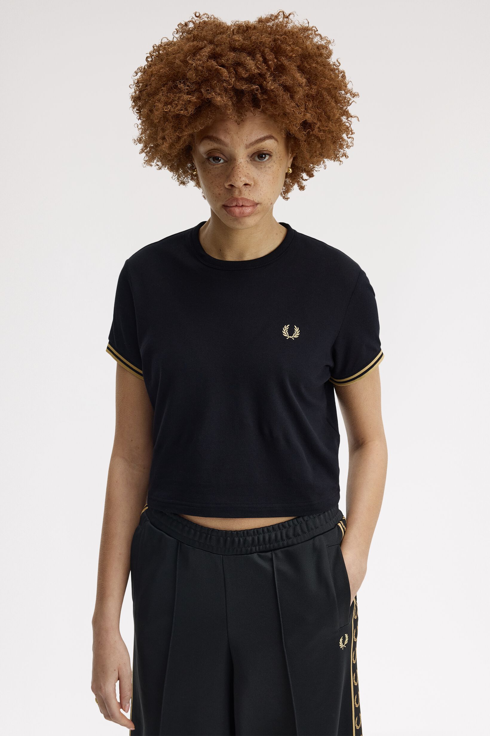FRED PERRY 「Tipped Pique T-Shirt／ティップラインピケTシャツ」|Tシャツ・カットソー|