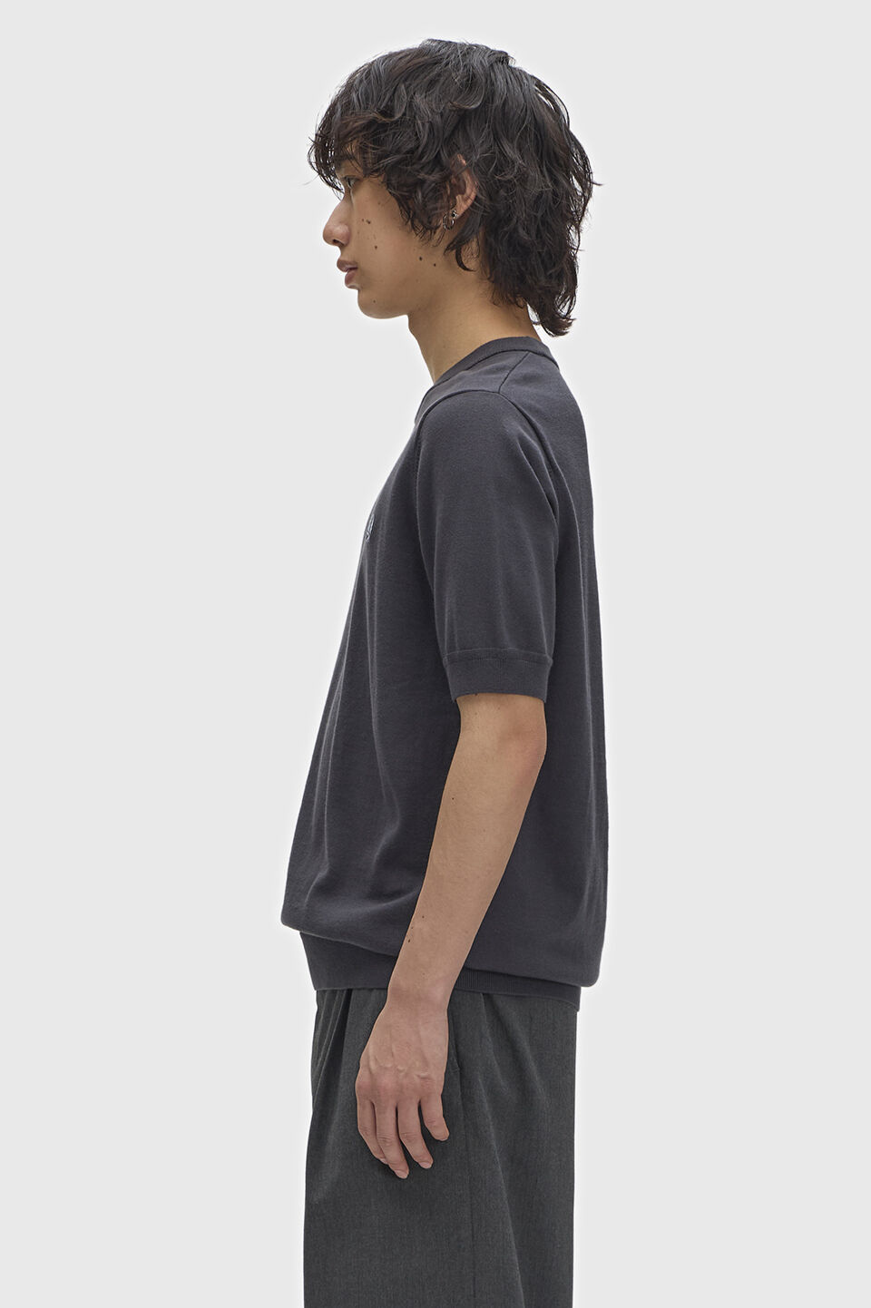 FRED PERRY 「Cotton Knitted T-Shirt／コットンニットTシャツ」|ポロシャツ|
