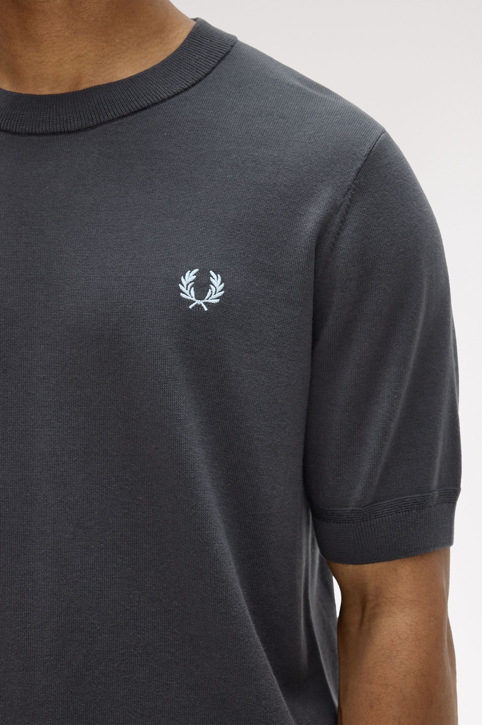 FRED PERRY 「Cotton Knitted T-Shirt／コットンニットTシャツ」|ポロシャツ|