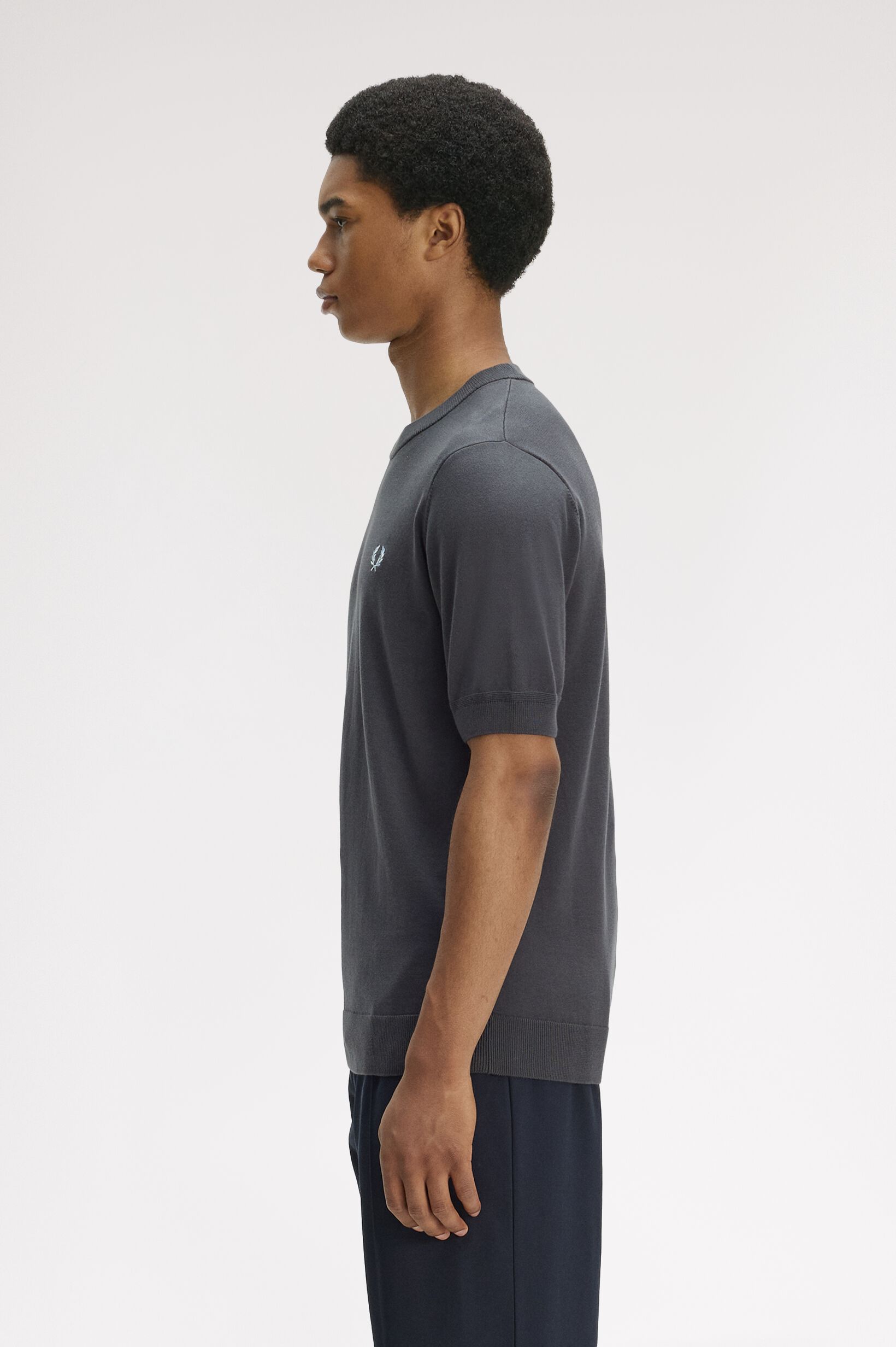 FRED PERRY 「Cotton Knitted T-Shirt／コットンニットTシャツ」|ポロシャツ|