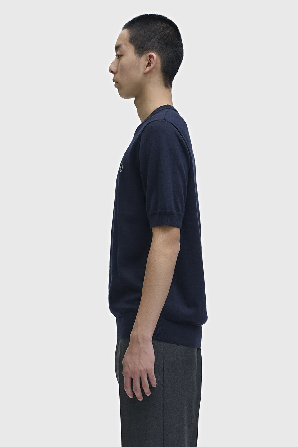 FRED PERRY 「Cotton Knitted T-Shirt／コットンニットTシャツ」|ポロシャツ|